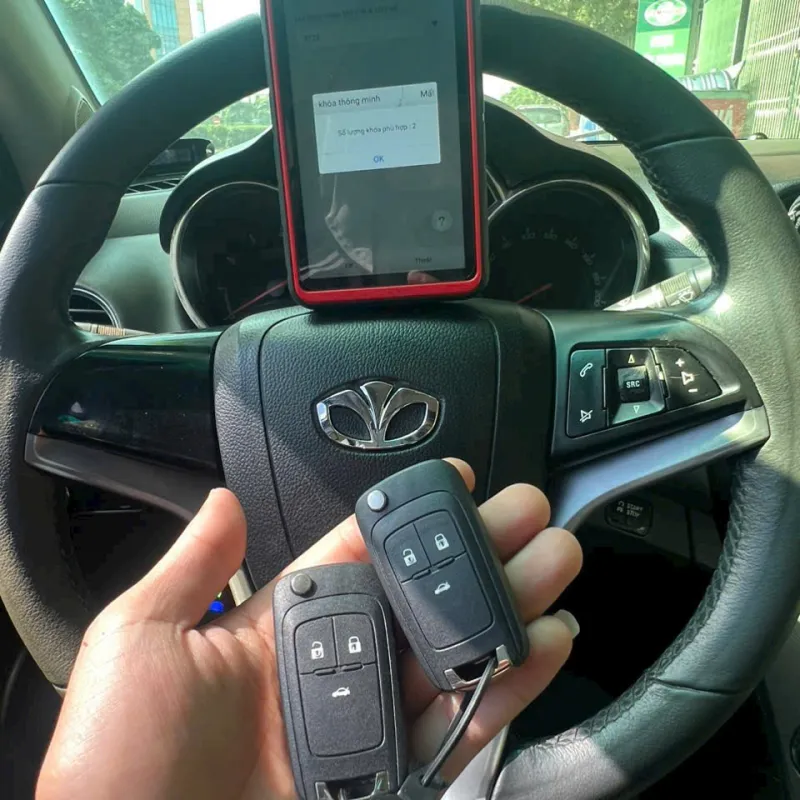 Làm chìa khóa Daewoo – ảnh thực tế
