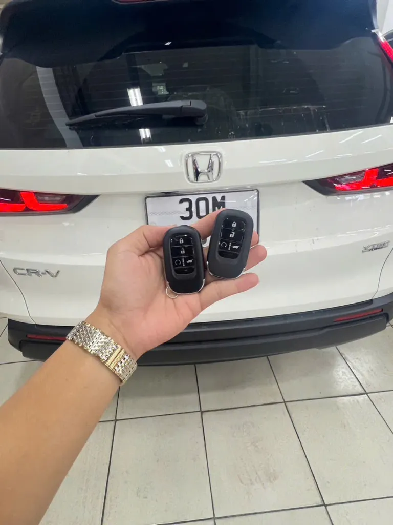Làm chìa khóa Honda – ảnh thực tế 1