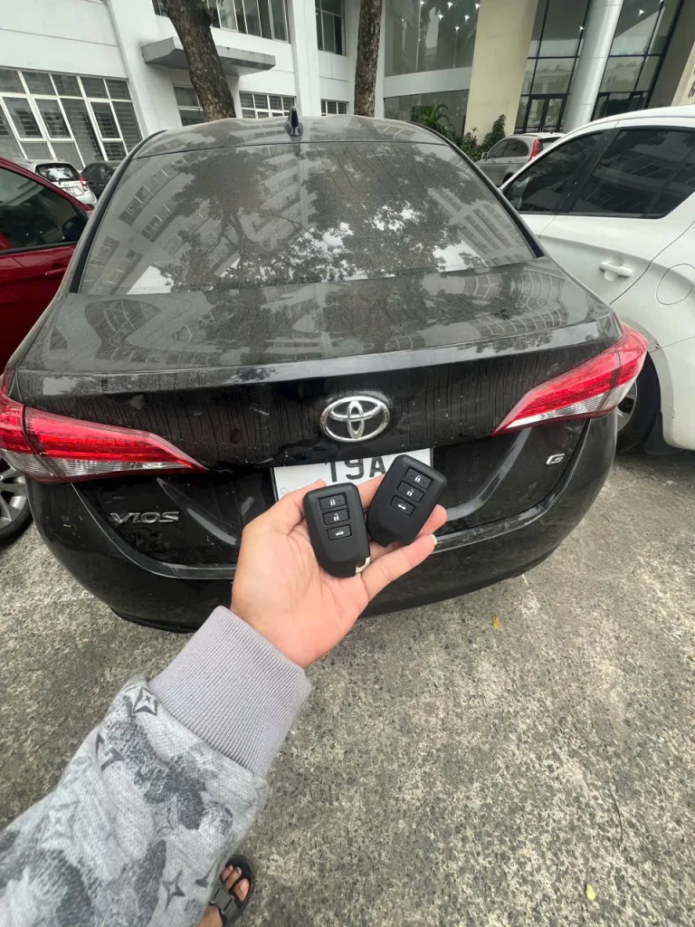 Làm chìa khóa Toyota – ảnh thực tế 1