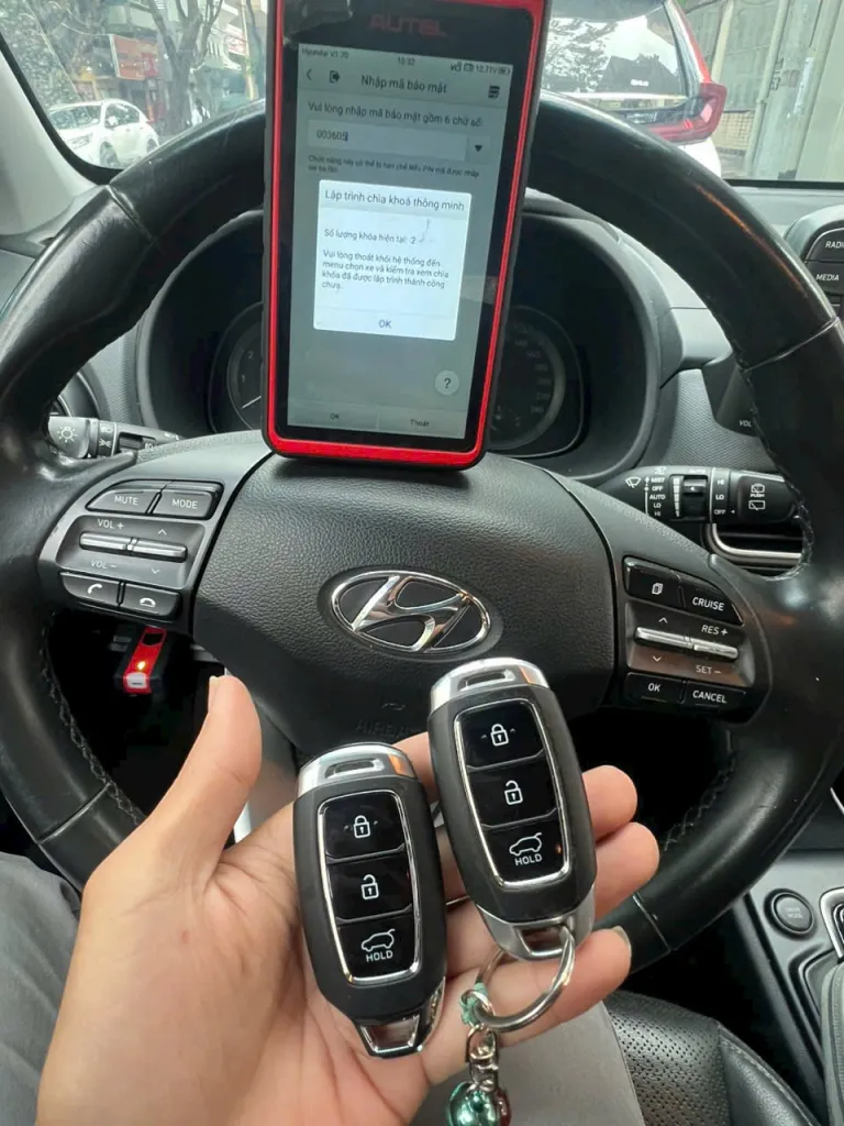 Làm chìa khóa Hyundai – ảnh thực tế 4
