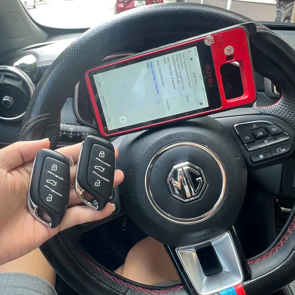 Làm chìa khóa MG ZS – ảnh thực tế 1